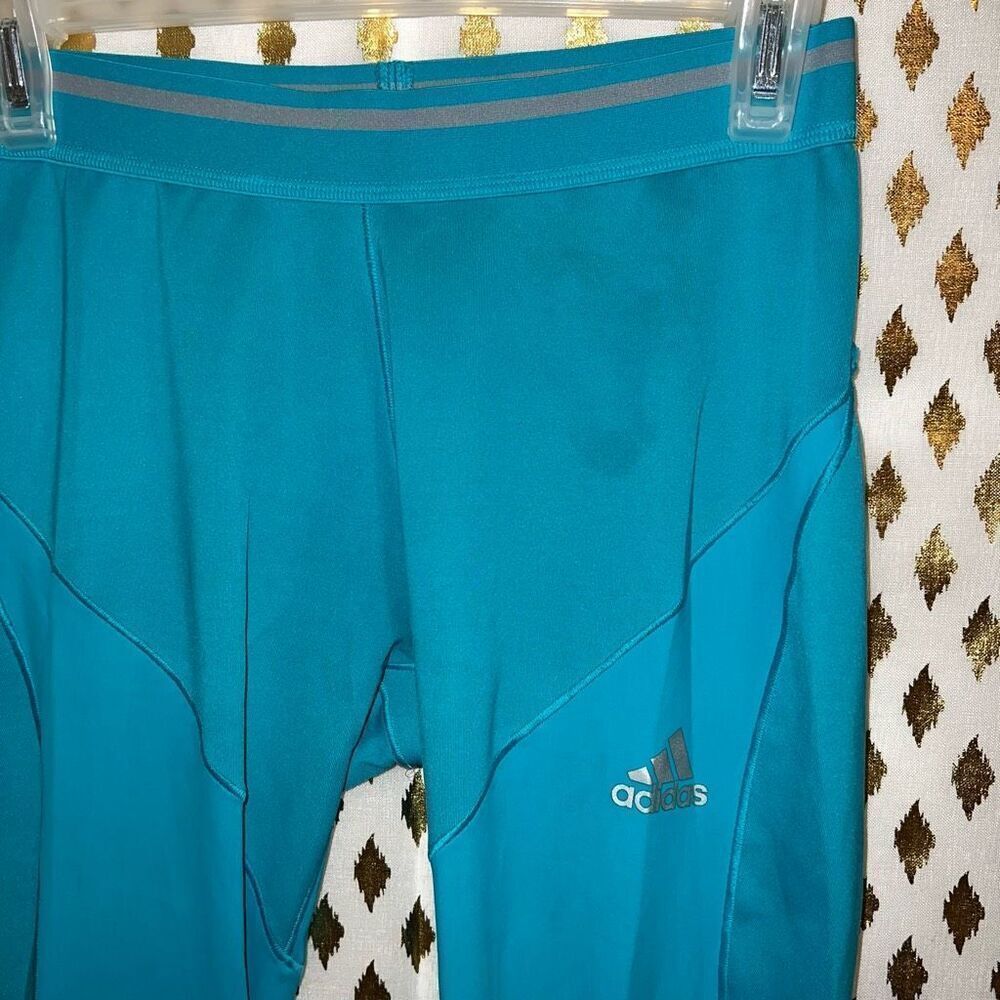 Adidas climachill blue leggings workout size S - Picture 6 of 7